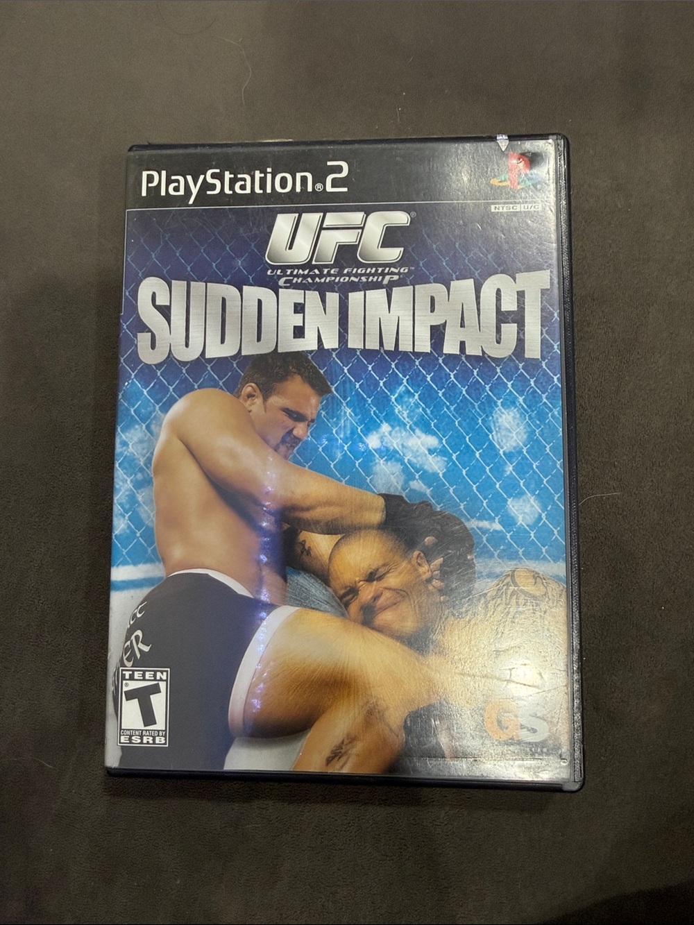 Sony PlayStation 2 UFC Sudden Impact - Blue Cover Art
